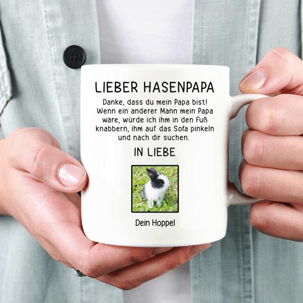 Lieber Hasenpapa / Hasenmama - Tasse