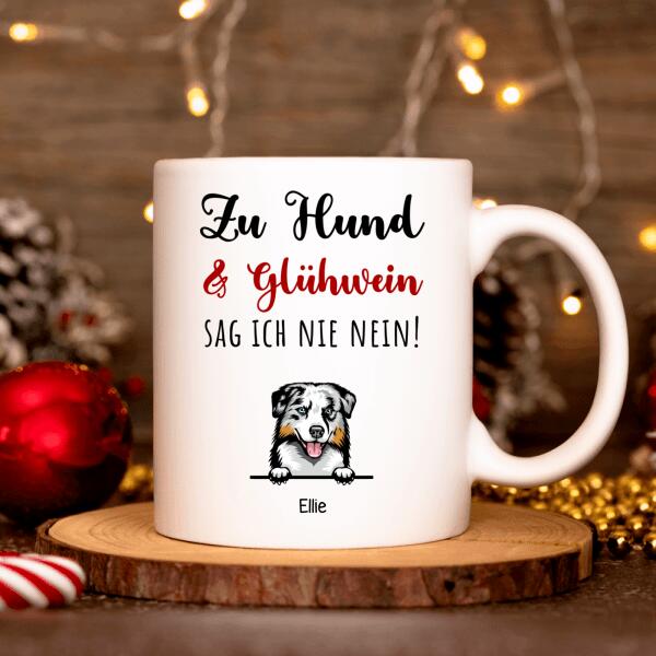 Hund und Glühwein - Tasse