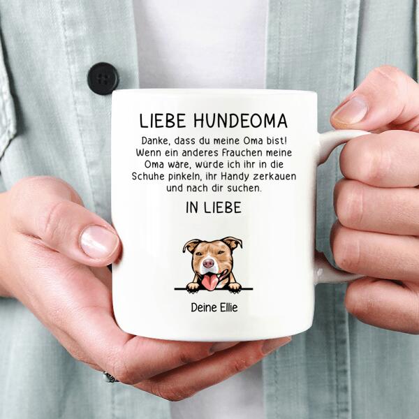 Liebe Hundeoma / Hundeopa - Tasse