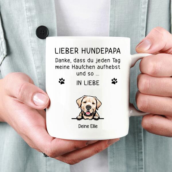 Häufchen - Personalisierte Hundetasse