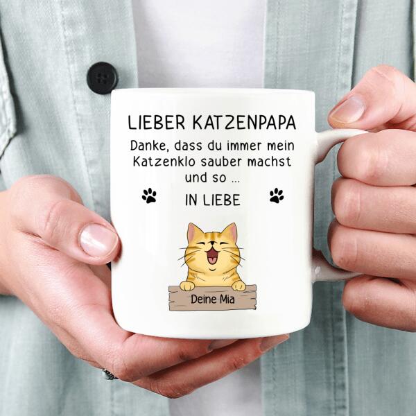 Katzenklo - Personalisierte Tasse