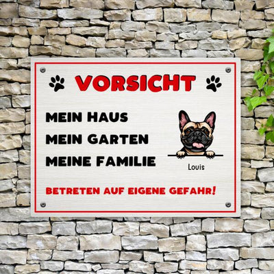 Mein Haus - Personalisiertes Türschild