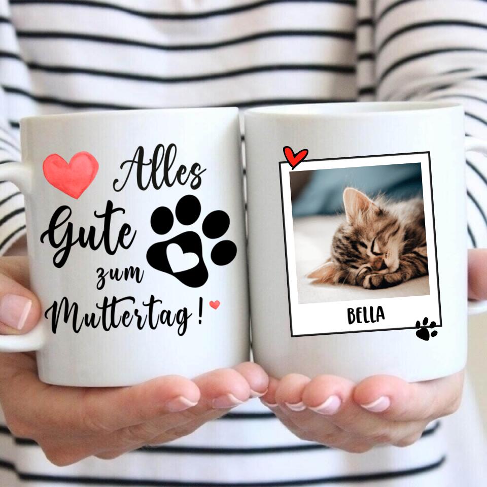 Alles Gute zum Muttertag - Tasse mit Foto