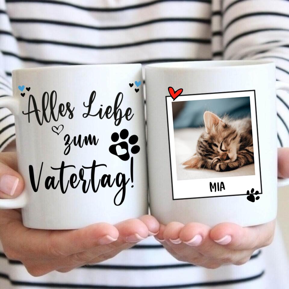 Alles Liebe zum Vatertag - Tasse mit Foto