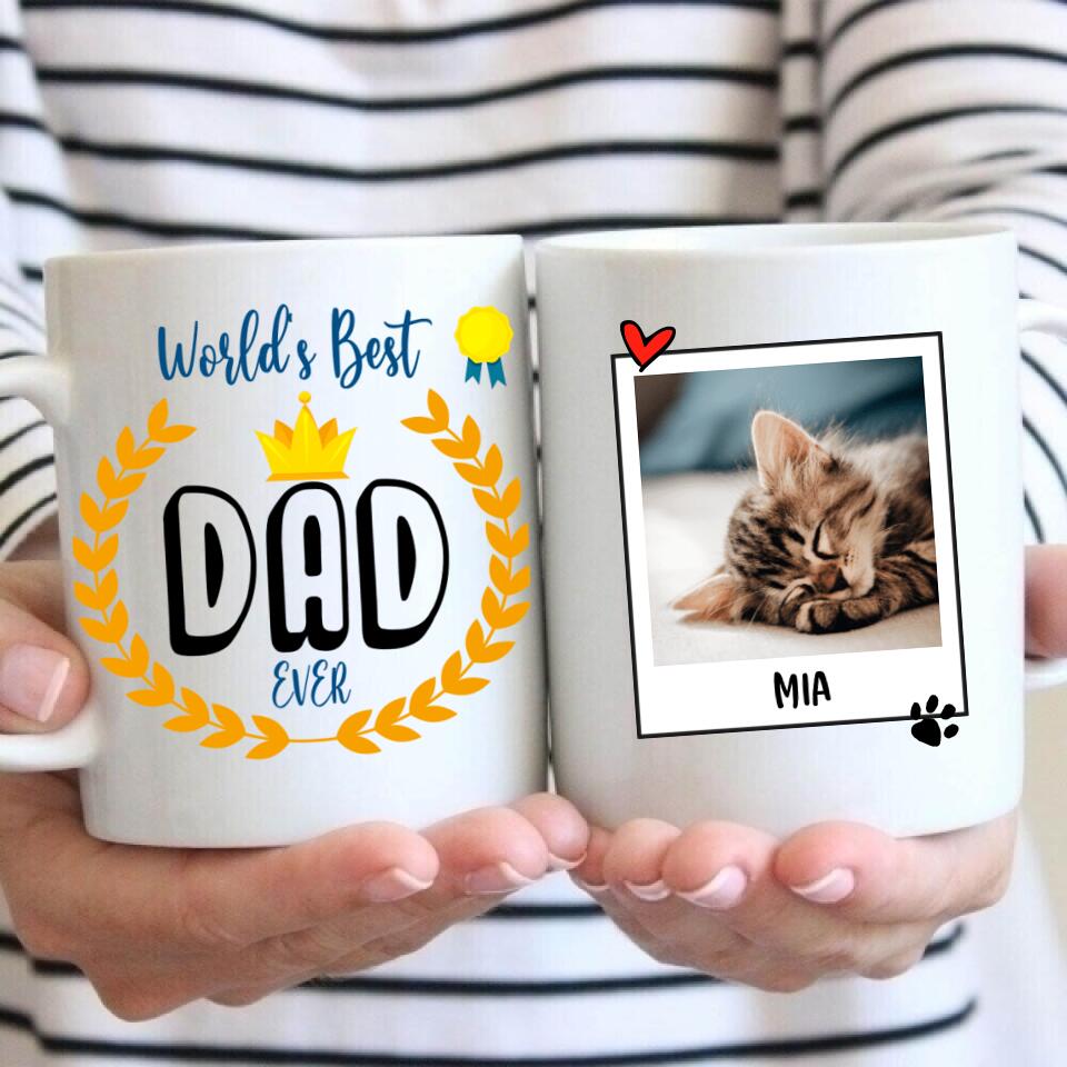 World's Best Dad - Tasse mit Foto