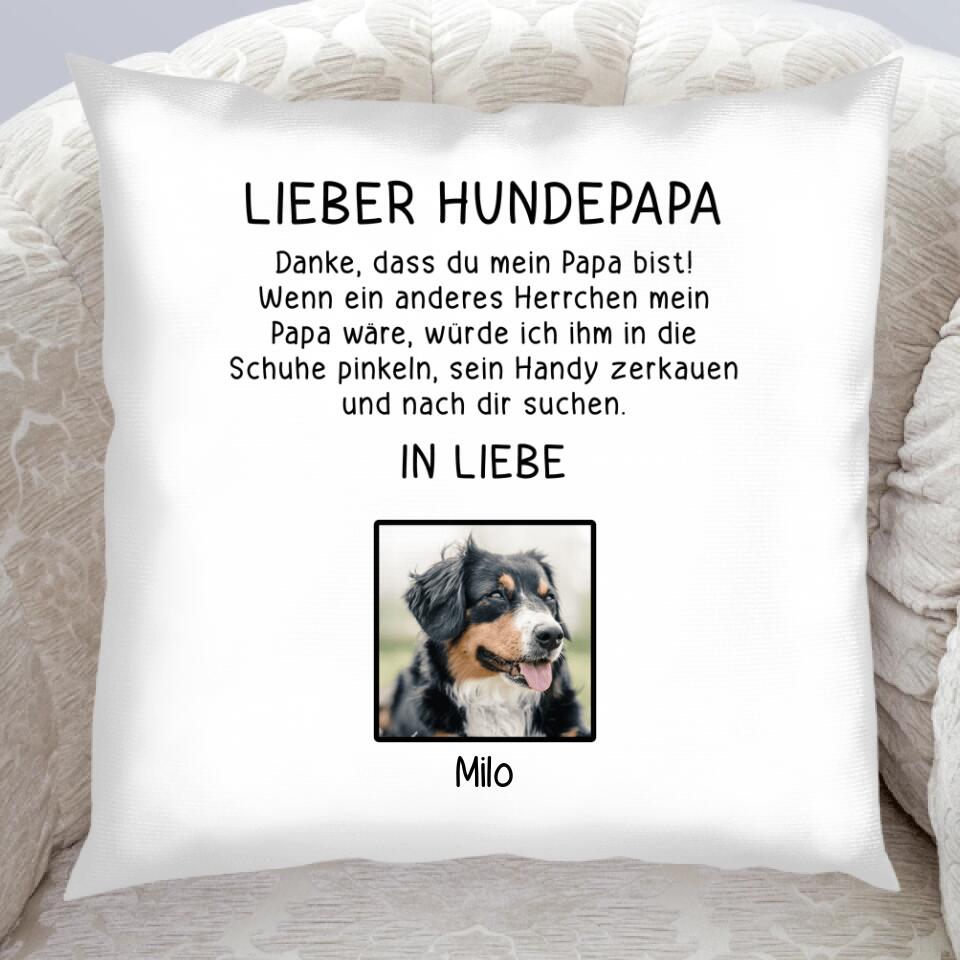 Lieber Hundepapa / Hundemama - Kissen