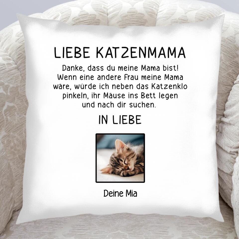 Liebe Katzenmama / Katzenpapa - Kissen