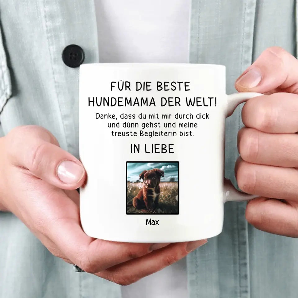 Durch dick und dünn - Personalisierte Tasse mit Foto