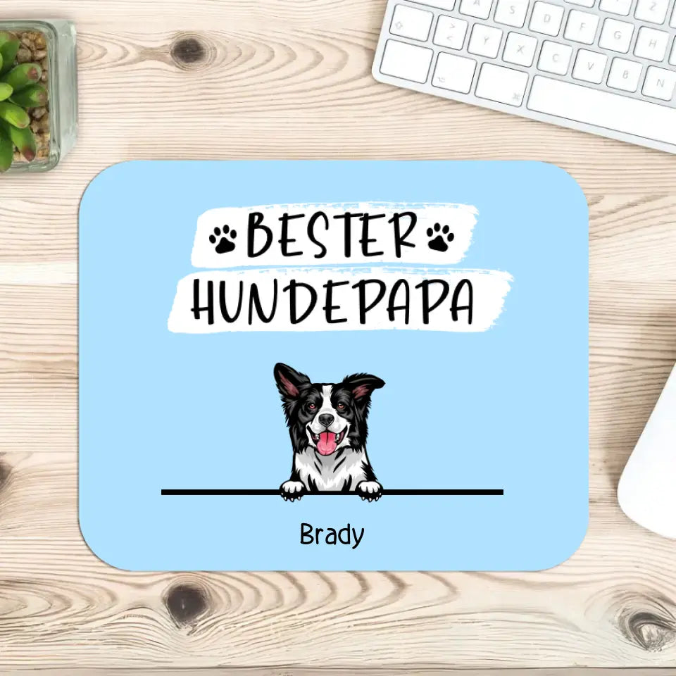 Bester Hundepapa - Mauspad