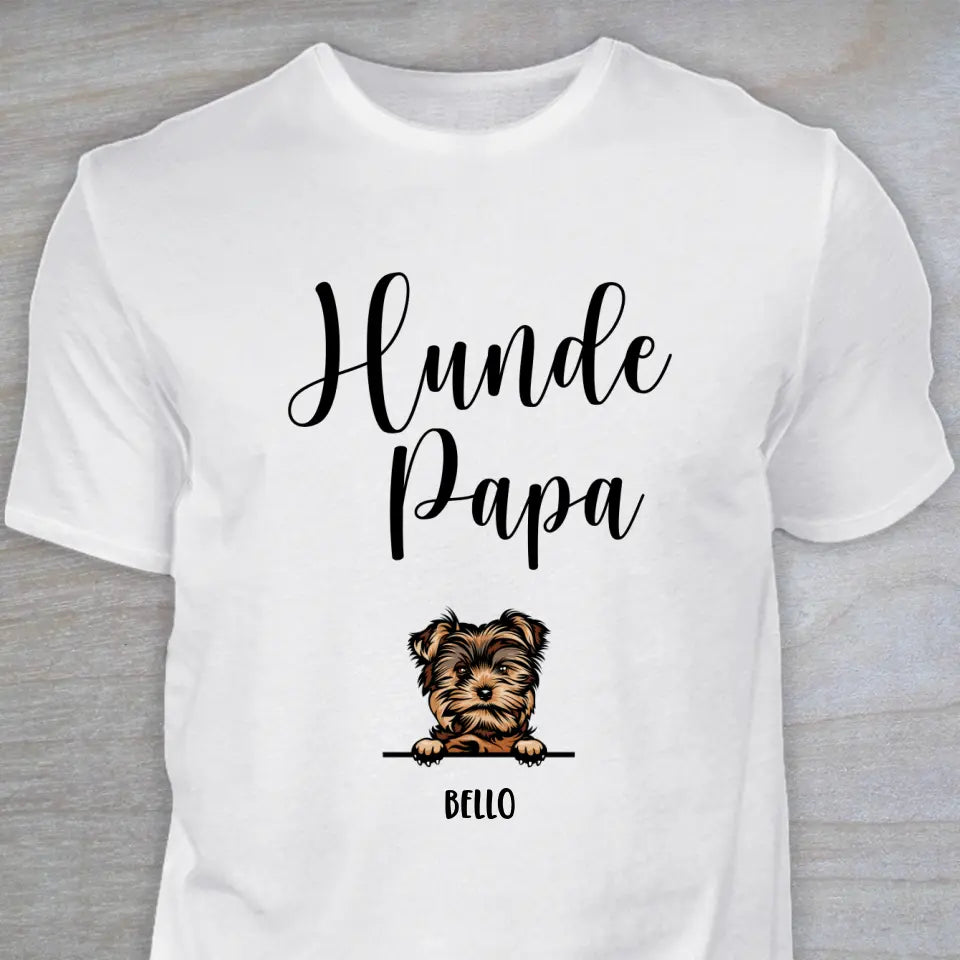 Hundepapa (oder -mama) - T-Shirt