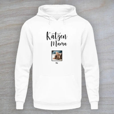 Katzenmama / Katzenpapa - Personalisierter Hoodie mit Foto