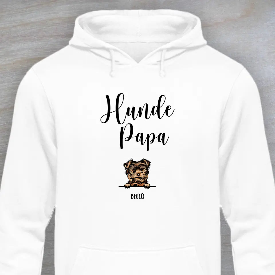 Hundepapa (oder -mama) - Personalisierter Hoodie