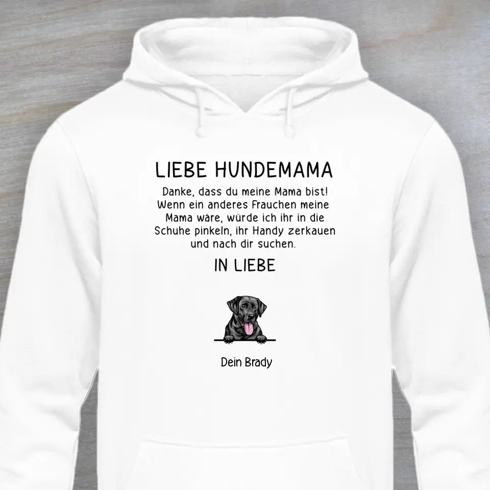 Liebe Hundemama - Personalisierter Hoodie