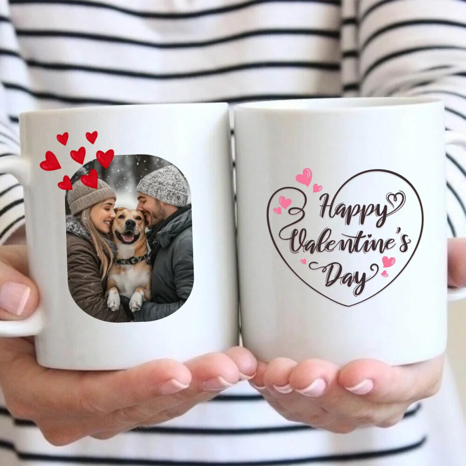 Happy Valentine's Day - Tasse mit Foto