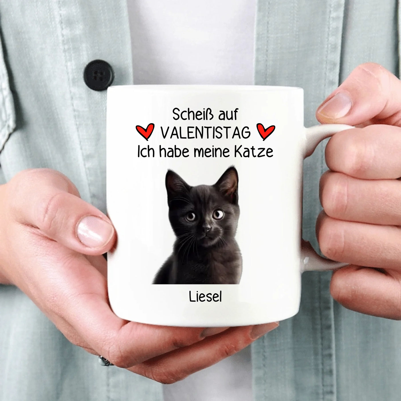 Ich habe meine Katze - Tasse mit Foto