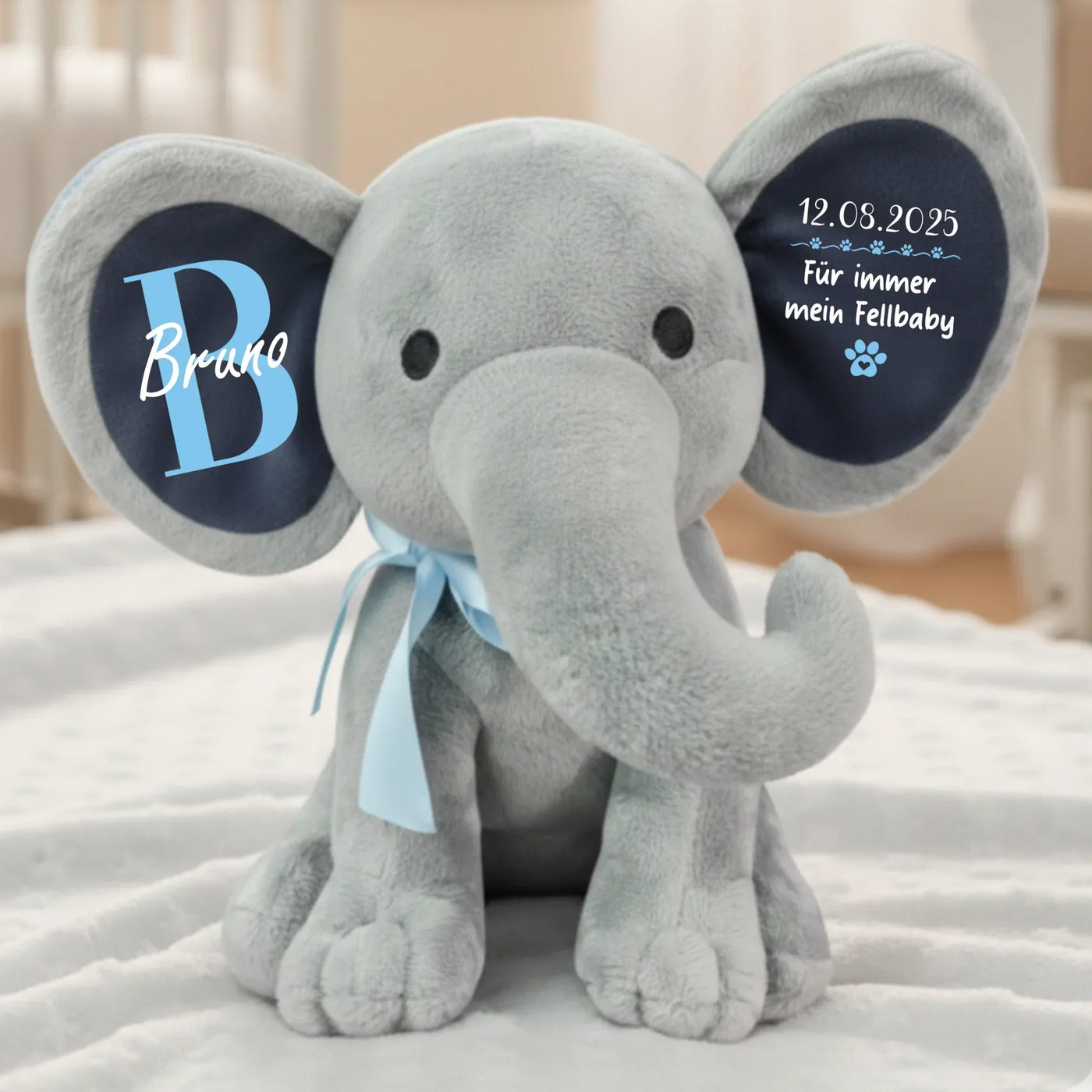 Gray elephant mockup