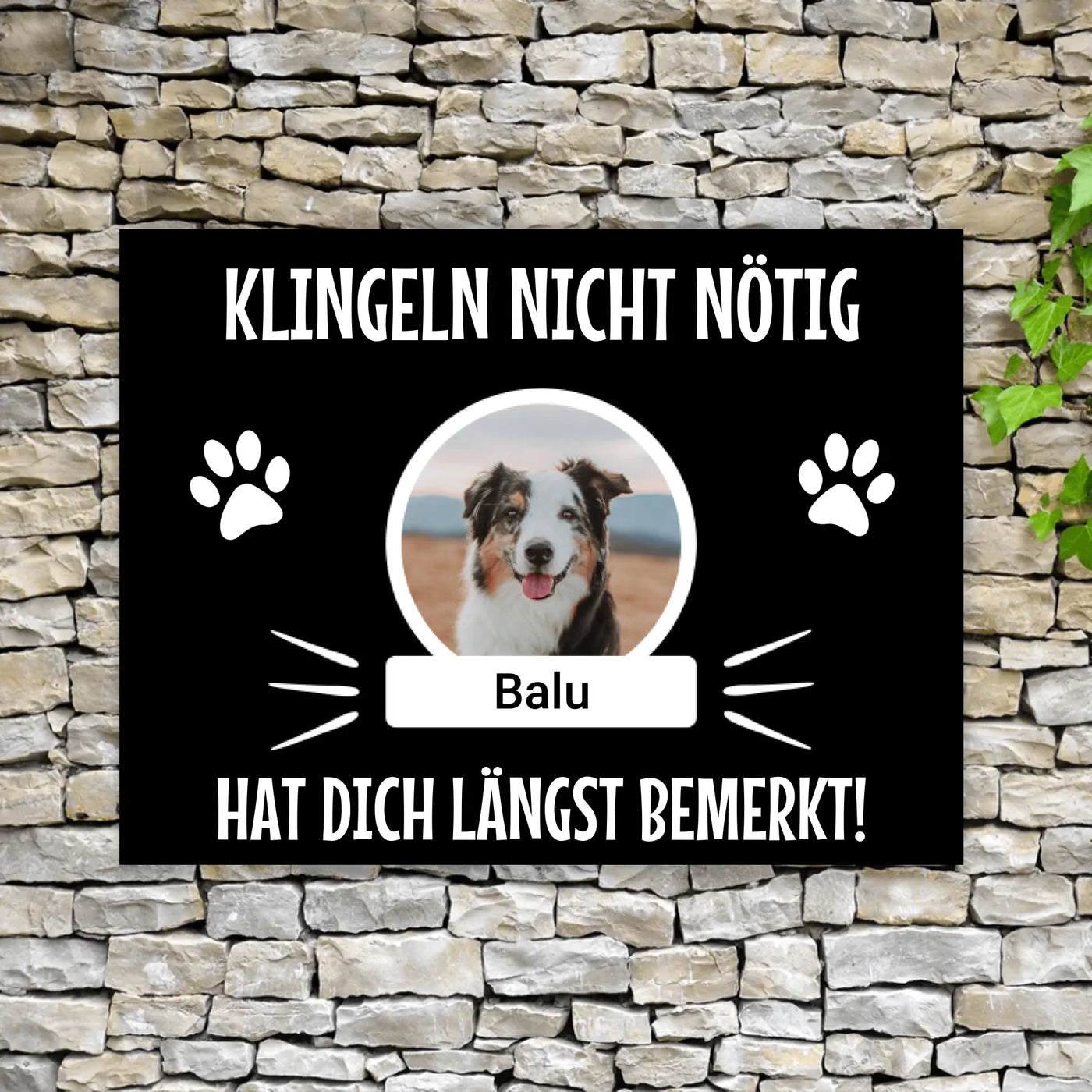 Türschild Mockup
