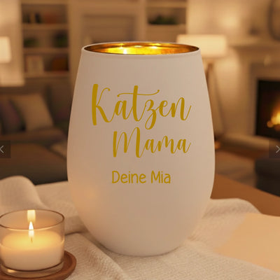 white candle mockup